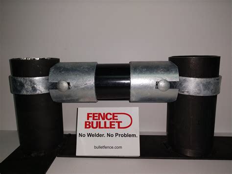 h fence metal bracket|pipe corners and h braces.